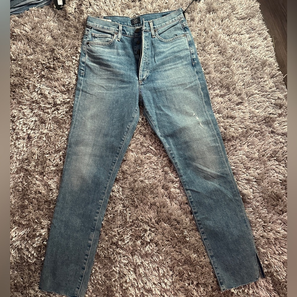 Citizens of humanity olivia high rise slim ankle jeans